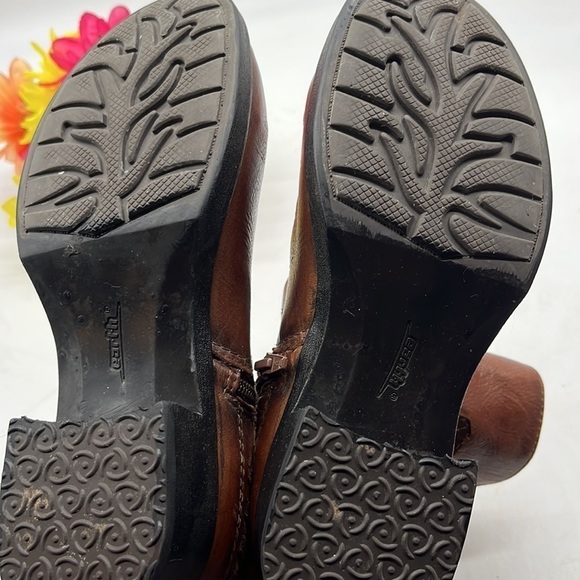 Earth Hemlock Almond Brown Leather shin High Boots Sz 6.5. MCA1820H - Picture 10 of 10